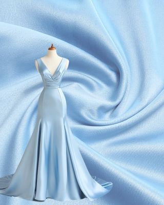 Nová barva v katalogu saténu Mango! 💙 Naše oblíbená kolekce strečového saténu Mango se rozrostla o nový odstín Little Blue...