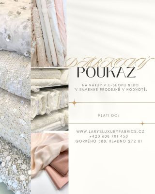 🎁 Hledáte dokonalý dárek, který potěší? U nás můžete zakoupit dárkový poukaz na libovolnou částku, díky kterému můžete...